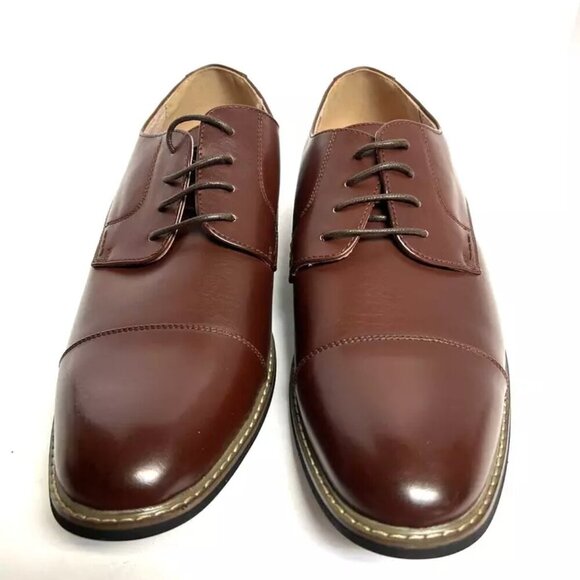 Bruno Marc Mens Prince Oxford Dress Shoe Dark Brown 14 M main image 5